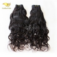 remy hair grade double weft unprocessed natural wave raw virgin wavy indian temple hair