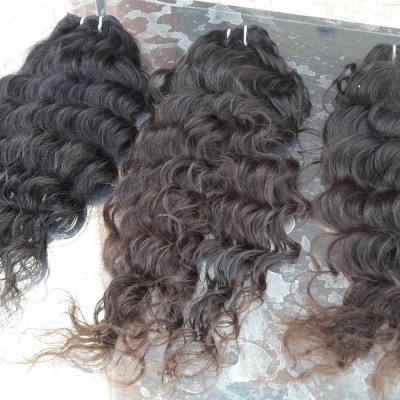 sample hair bundles 100 brazilian Lucky Hairs Factory India